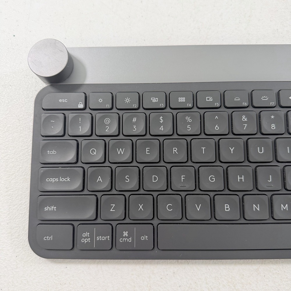 Logitech Craft Advanced Wireless Keyboard Creative Input Dial Backlit Bluetooth - Picture 2 of 12